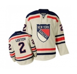 Reebok New York Rangers #2 Brian Leetch Authentic Cream 2012 Winter Classic NHL Jersey