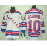 nhl jerseys new york rangers #10 gaborik white