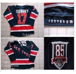 nhl jerseys new york rangers ##17 brandon dubinsky dk blue[85th]