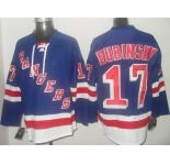 nhl jerseys new york rangers #17 dubinsky blue