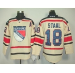 nhl jerseys new york rangers #18 staal white[2011 new]
