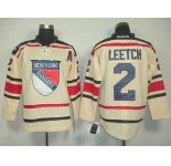 nhl jerseys new york rangers #2 leetch white[2011 new]