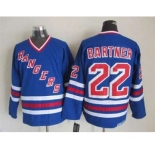 nhl jerseys new york rangers #22 bartner blue[bartner]