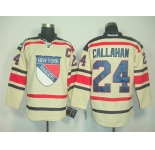 nhl jerseys new york rangers #24 callahan white[2011 new]