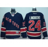 nhl jerseys new york rangers #24 lindberg dk.blue[lindberg]