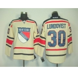 nhl jerseys new york rangers #30 lundqvist white[2011 new]