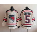 nhl jerseys new york rangers #5 girardi cream[2012 Winter Classic]