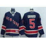 nhl jerseys new york rangers #5 girardi dk.blue[85th]