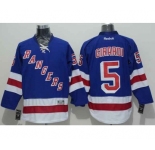 nhl jerseys new york rangers #5 girardi lt.blue
