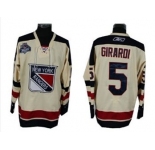 nhl jerseys new york rangers #5 girardi white(2012 winter classic)
