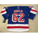 nhl jerseys new york rangers #62 hagelin blue