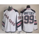 nhl jerseys new york rangers #99 gretzky white[2014 new stadium]