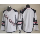 nhl jerseys new york rangers blank white[2014 new stadium]