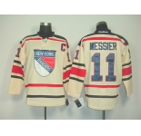 nhl jerseys york rangers #11 messier white[2011 new]