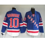 nhl new york rangers #10 gaborik blue