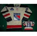 nhl new york rangers #19 richards white(2012 winter classic)