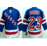 nhl new york rangers #23 drury blue