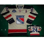 nhl new york rangers #24 callahan white (2012 winter classic)