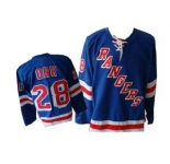 nhl new york rangers orr #28 blue
