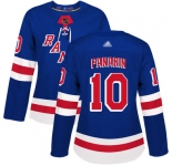Rangers #10 Artemi Panarin Royal Blue Home Authentic Women's Stitched Hockey Jersey
