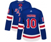 Rangers #10 Artemi Panarin Royal Blue Home Authentic Women's Stitched Hockey Jersey