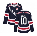 Women Adidas New York Rangers #10 Ron Duguay Authentic Navy Blue 2018 Winter Classic NHL Jersey