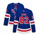 Women Adidas New York Rangers #82 Joey Keane Authentic Royal Blue Home NHL Jersey