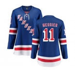 Women New York Rangers #11 Mark Messier Fanatics Branded Royal Blue Home Breakaway NHL Jersey
