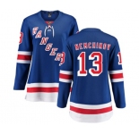 Women New York Rangers #13 Sergei Nemchinov Fanatics Branded Royal Blue Home Breakaway NHL Jersey