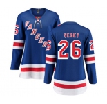 Women New York Rangers #26 Jimmy Vesey Fanatics Branded Royal Blue Home Breakaway NHL Jersey