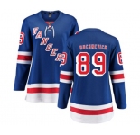 Women New York Rangers #89 Pavel Buchnevich Fanatics Branded Royal Blue Home Breakaway NHL Jersey