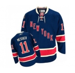 Women Reebok New York Rangers #11 Mark Messier Authentic Navy Blue Third NHL Jersey