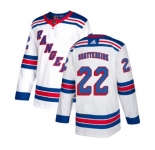 Women Reebok New York Rangers #22 Kevin Shattenkirk Authentic White Away NHL Jersey