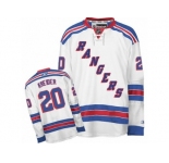 Women's Reebok New York Rangers #20 Chris Kreider Premier White Away NHL Jersey