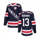 Youth Adidas New York Rangers #13 Sergei Nemchinov Authentic Navy Blue 2018 Winter Classic NHL Jersey