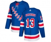 Youth Adidas New York Rangers #13 Sergei Nemchinov Premier Royal Blue Home NHL Jersey