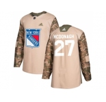 Youth Adidas New York Rangers #27 Ryan McDonagh Camo Authentic 2017 Veterans Day Stitched NHL Jersey