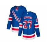 Youth Adidas New York Rangers #27 Ryan McDonagh Royal Blue Home Authentic Stitched NHL Jersey
