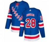 Youth Adidas New York Rangers #28 Chris Bigras Premier Royal Blue Home NHL Jersey