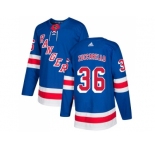 Youth Adidas New York Rangers #36 Mats Zuccarello Royal Blue Home Authentic Stitched NHL Jersey