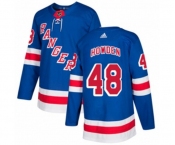 Youth Adidas New York Rangers #48 Brett Howden Premier Royal Blue Home NHL Jersey