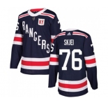 Youth Adidas New York Rangers #76 Brady Skjei Authentic Navy Blue 2018 Winter Classic NHL Jersey