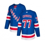 Youth Adidas New York Rangers #77 Phil Esposito Premier Royal Blue Home NHL Jersey