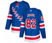 Youth Adidas New York Rangers #82 Joey Keane Authentic Royal Blue Home NHL Jersey