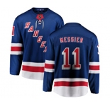 Youth New York Rangers #11 Mark Messier Fanatics Branded Royal Blue Home Breakaway NHL Jersey