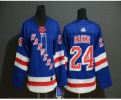 Youth New York Rangers #24 Kaapo Kakko Royal Blue Home Adidas Hockey Stitched NHL Jersey