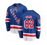 Youth New York Rangers #82 Joey Keane Fanatics Branded Royal Blue Home Breakaway NHL Jersey