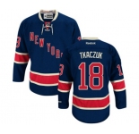 Youth Reebok New York Rangers #18 Walt Tkaczuk Authentic Navy Blue Third NHL Jersey