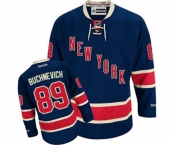 Youth Reebok New York Rangers #89 Pavel Buchnevich Authentic Navy Blue Third NHL Jersey