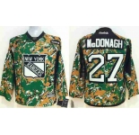 youth nhl jerseys new york rangers #27 mcdonagh camo